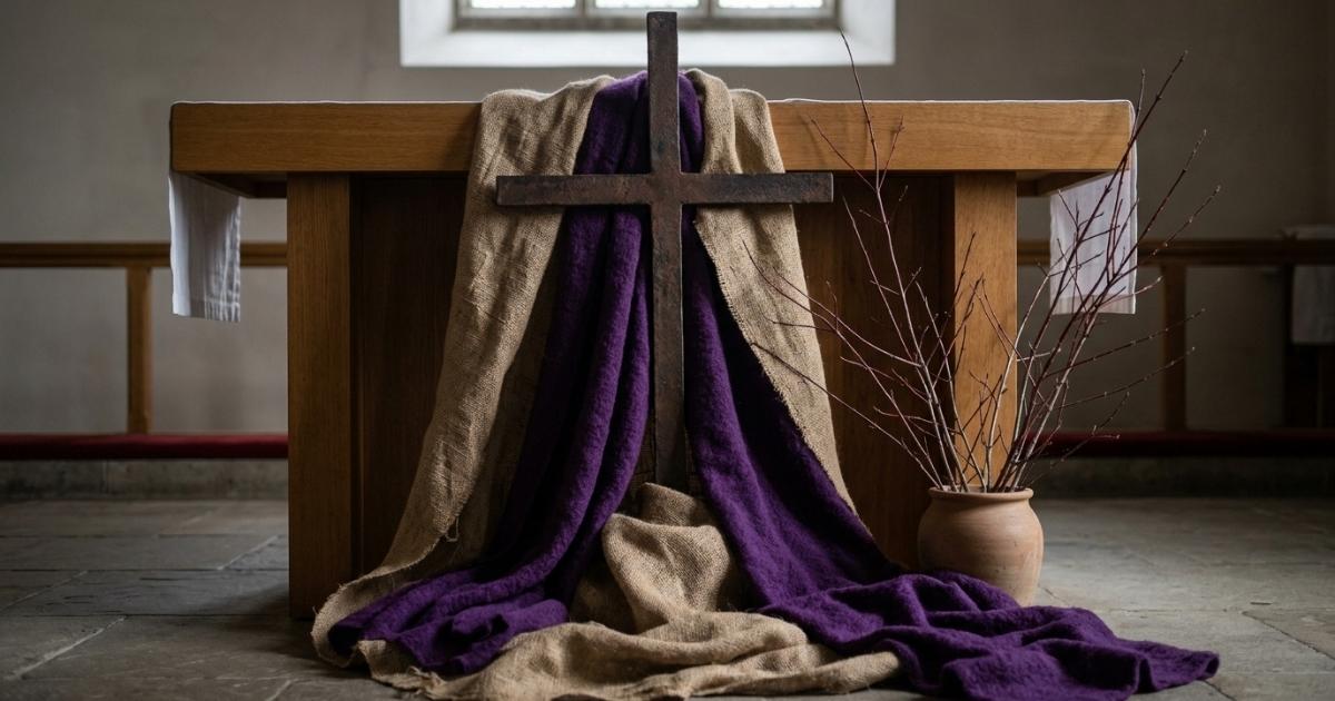 Lent Decorations for Church Ideas