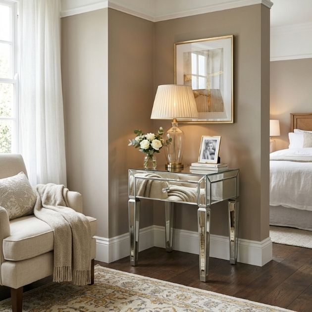 Mirrored Accent Tables for Subtle Elegance