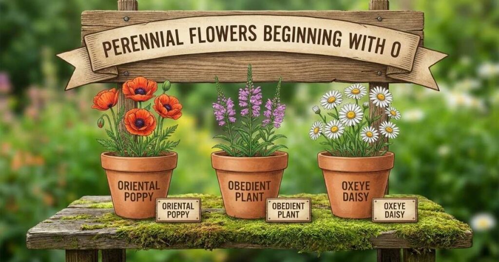 Perennial Flowers Beginning With O