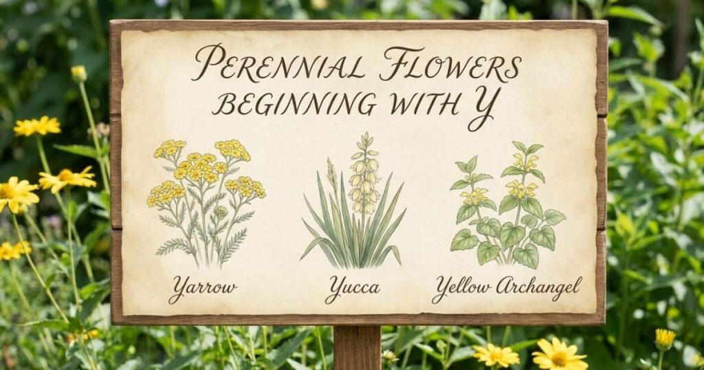 Perennial Flowers Beginning With Y
