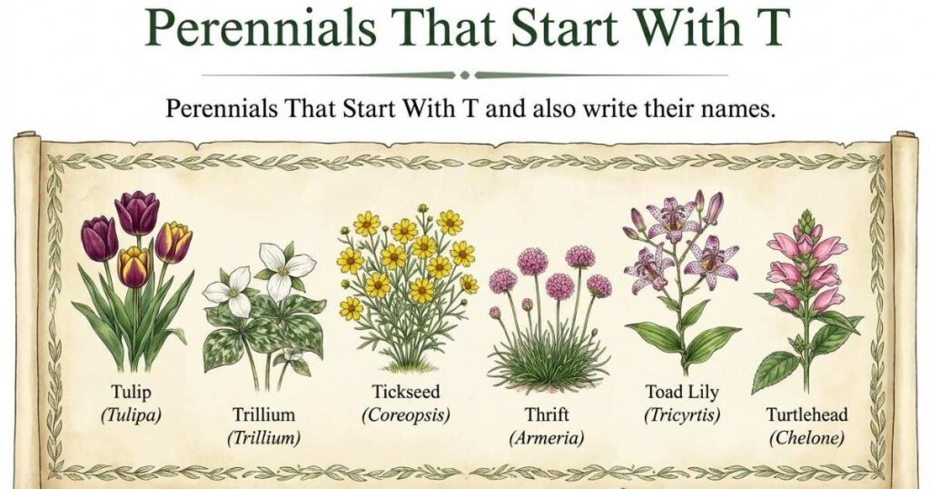 Perennials That Start With T