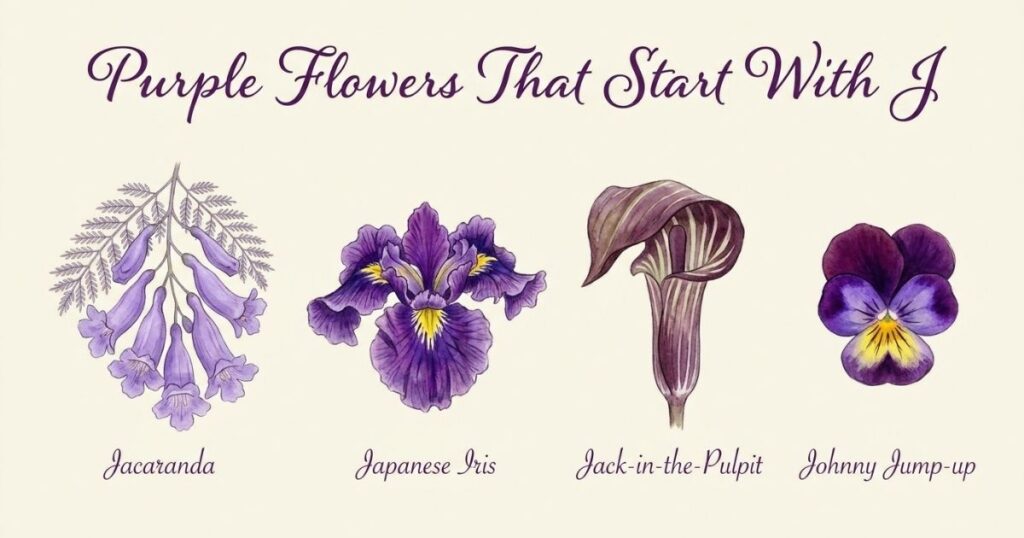 Purple Flowers That Start With J