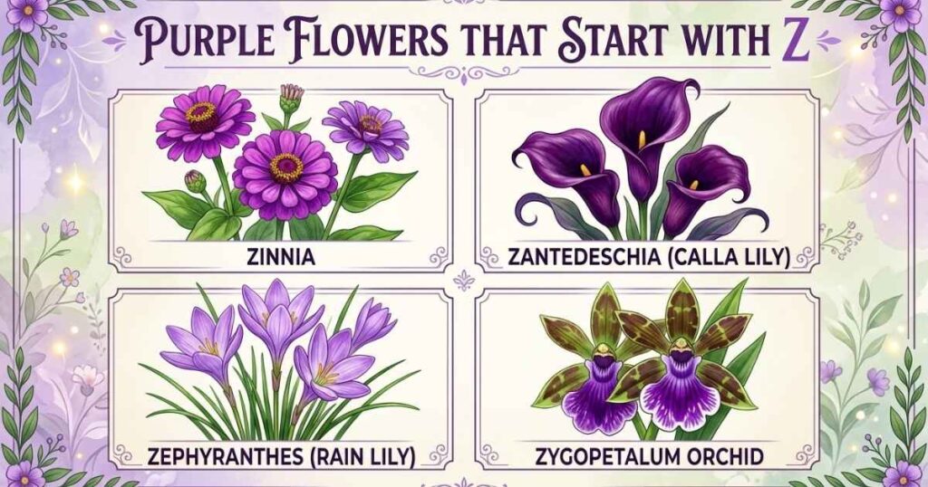 Purple Flowers That Start With Z