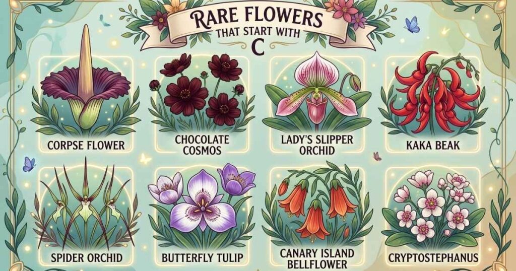 Rare Flowers That Start With C