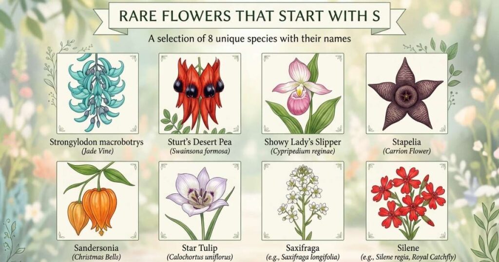 Rare Flowers That Start With S