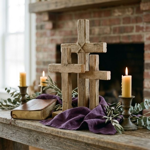 Rustic Wooden Crosses