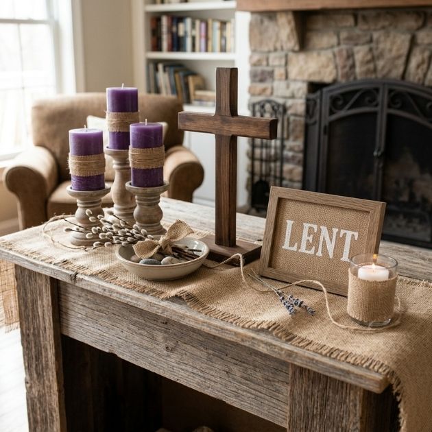Simple Burlap Accents