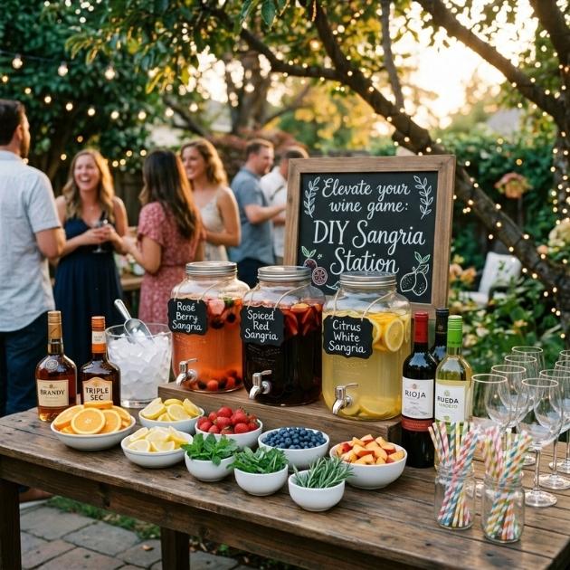 Sophisticated Sangria Setup