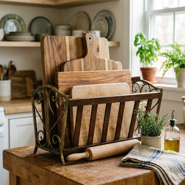 Vintage Charm with Magazine Racks