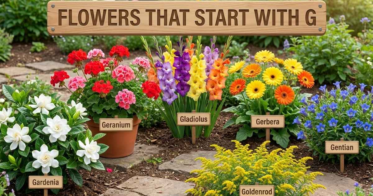 Flowers That Start With G