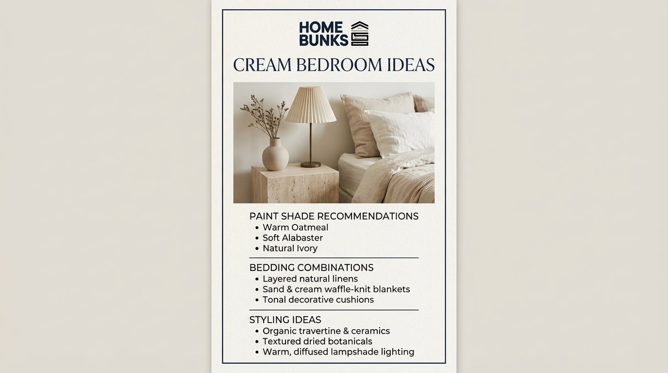 Cream Bedroom Ideas