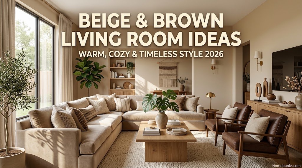 Beige and Brown Living Room Ideas: The Complete Guide to Warm, Cozy and Timeless Styling 2026