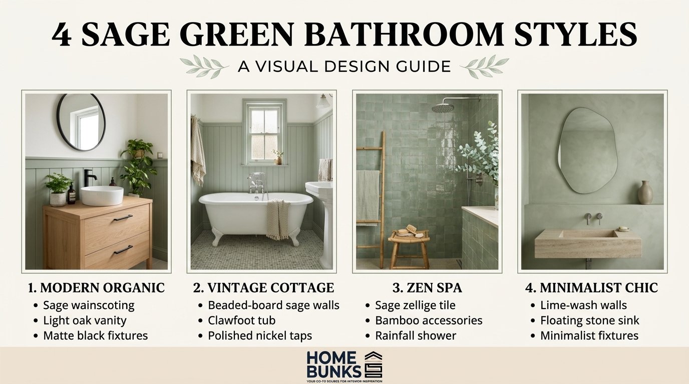 Sage Green Bathroom Ideas