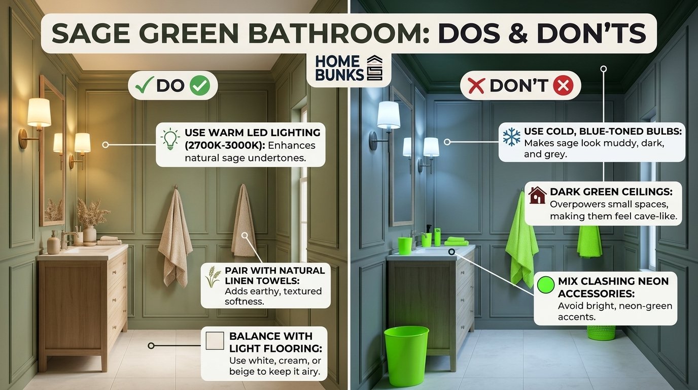 Sage Green Bathroom Ideas