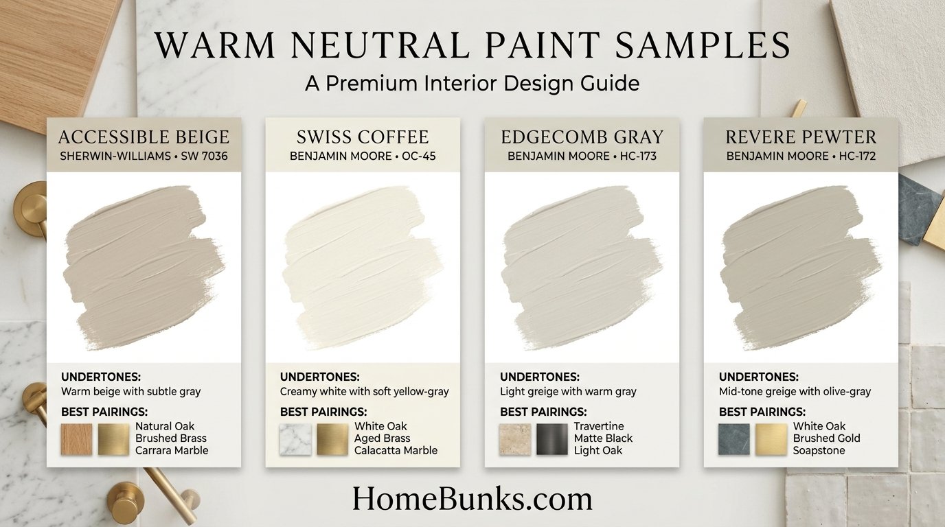 Warm Beige Bathroom Ideas: Paint, Stone and Texture That Agree