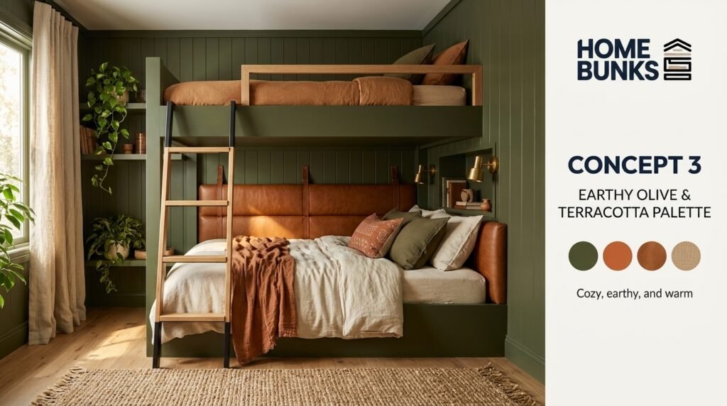 olive green bedroom ideas