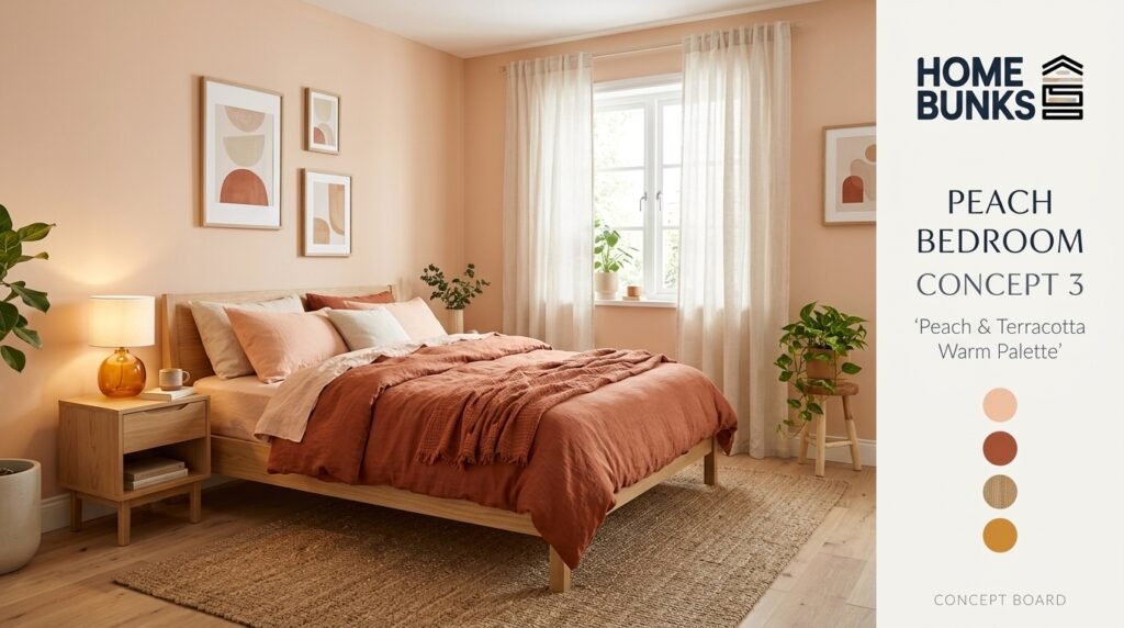 Peach Bedroom Ideas