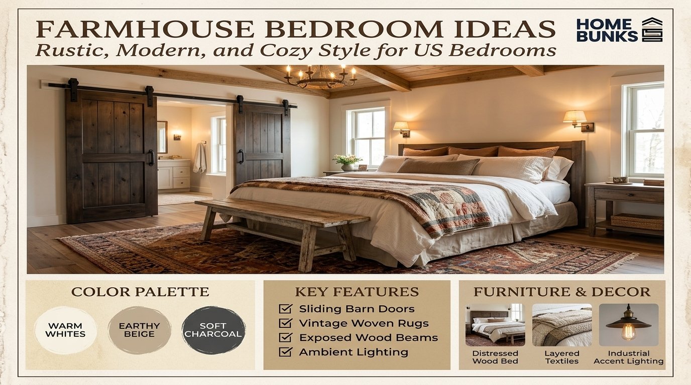 Farmhouse Bedroom Ideas
