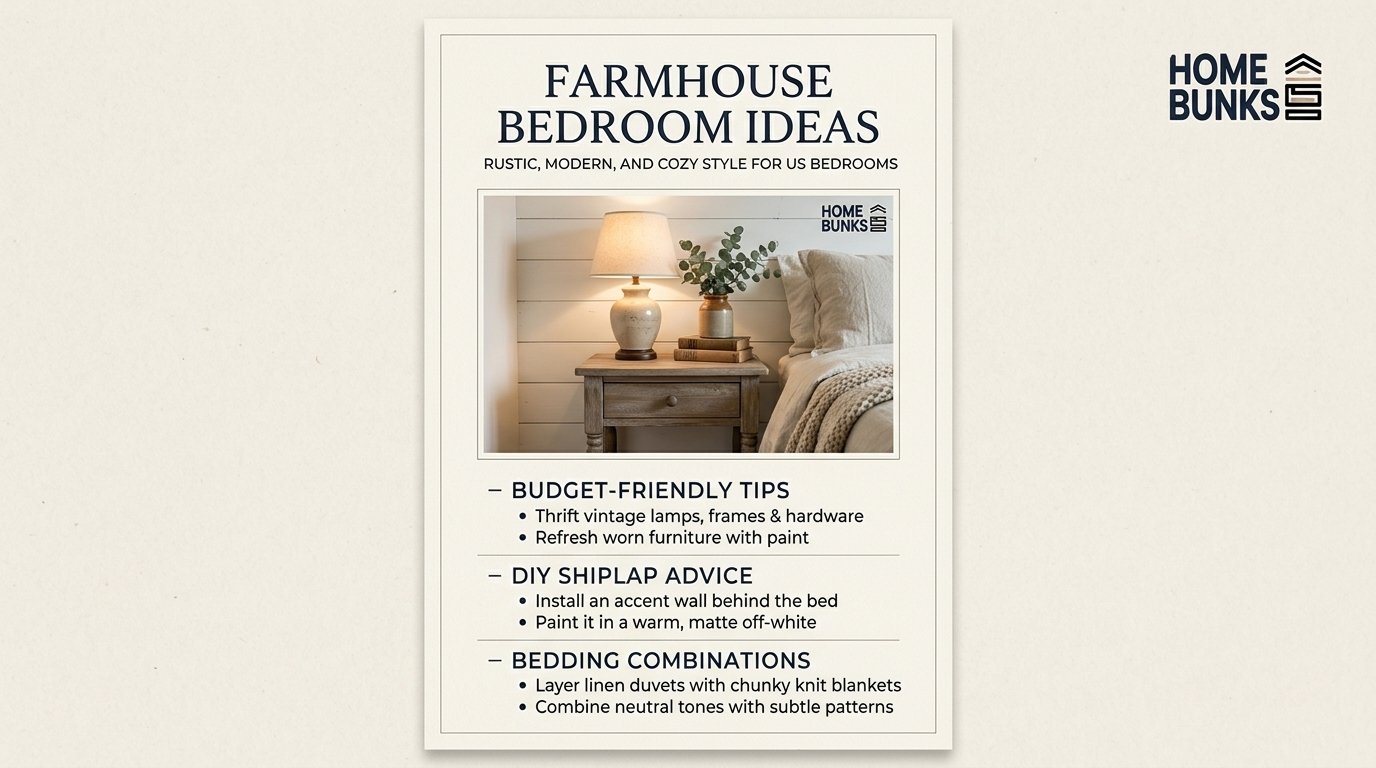 Farmhouse Bedroom Ideas