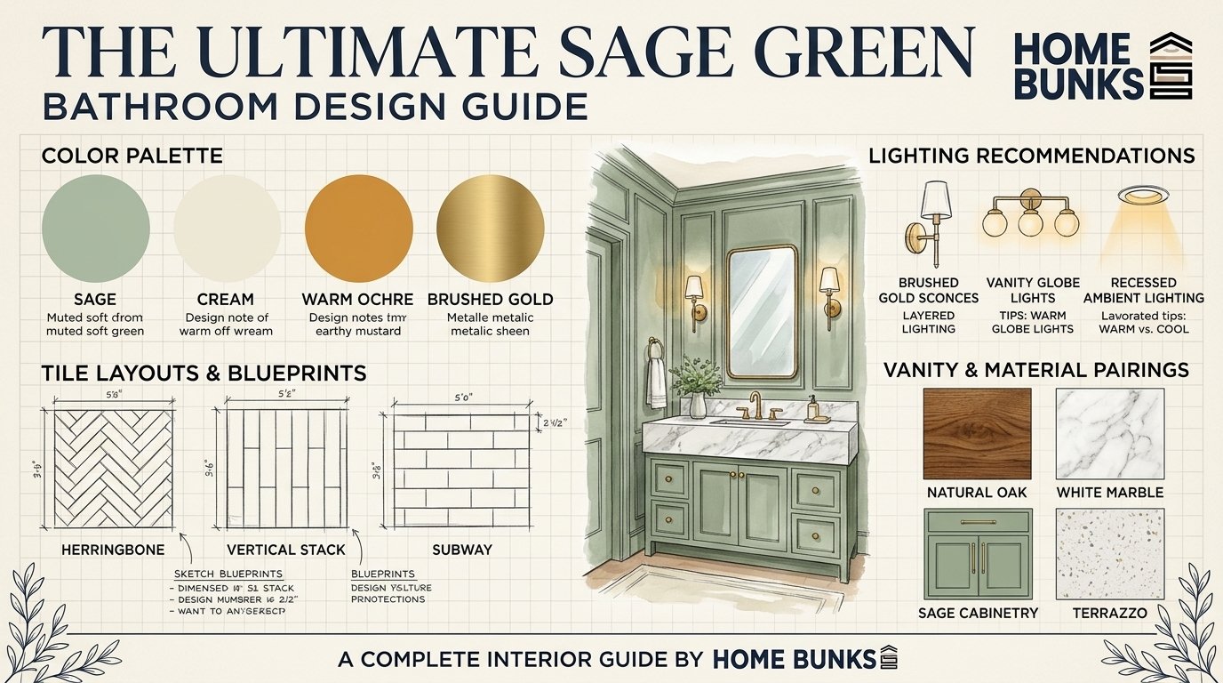 Sage Green Bathroom Ideas